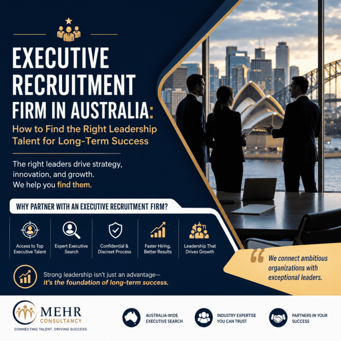 Executive Recruitment Firm in Australia